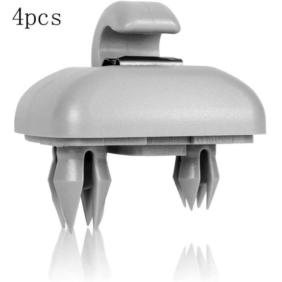 Gray inner sun visor hook mounting bracket