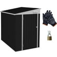 thumbnail image 1 of Gray, lean - to design, steel - Storage for bikes and dangerous tools - In outdoor areas / Prevent musty smells with air vents, 1 of 4
