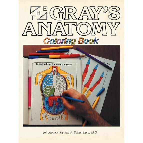 Gray's Anatomy Coloring Book, (Hardcover)