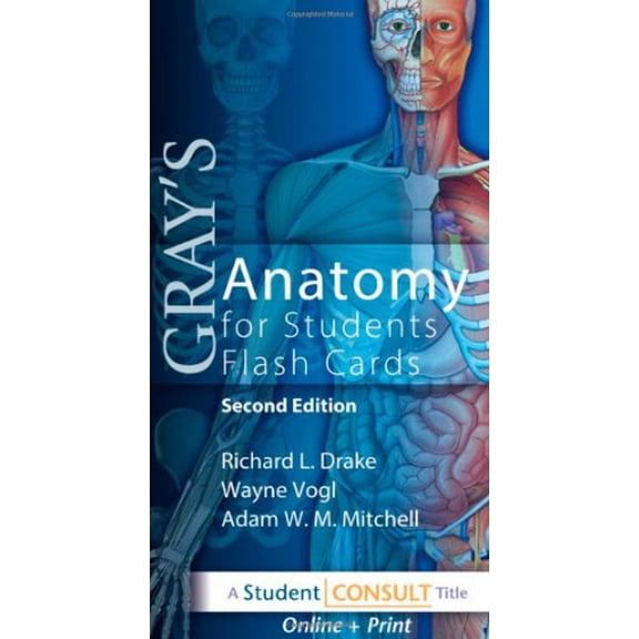 Pre-Owned Gray's Anatomy for Students Flash Cards: with STUDENT CONSULT Online Access Paperback - USED