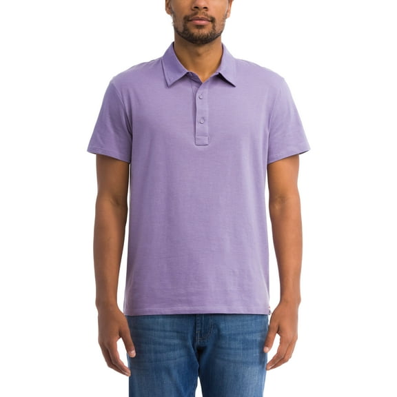 Grayers LAVENDER Drake Micro Stripe Lux Polo, US 2X-Large