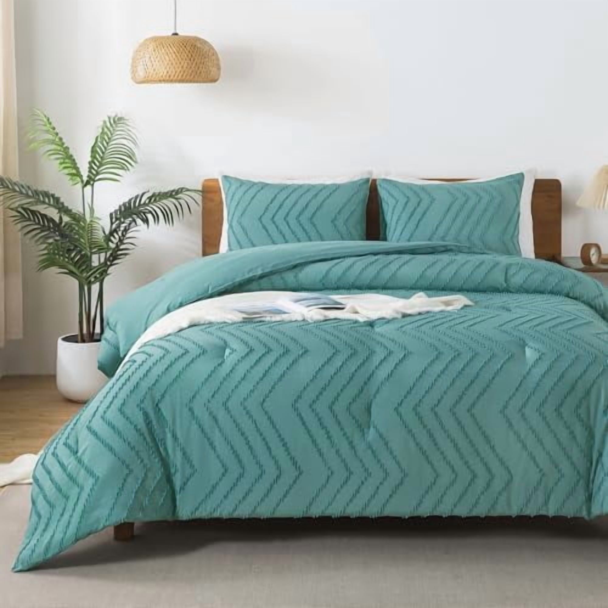 Queen Teal Comforter Setnull