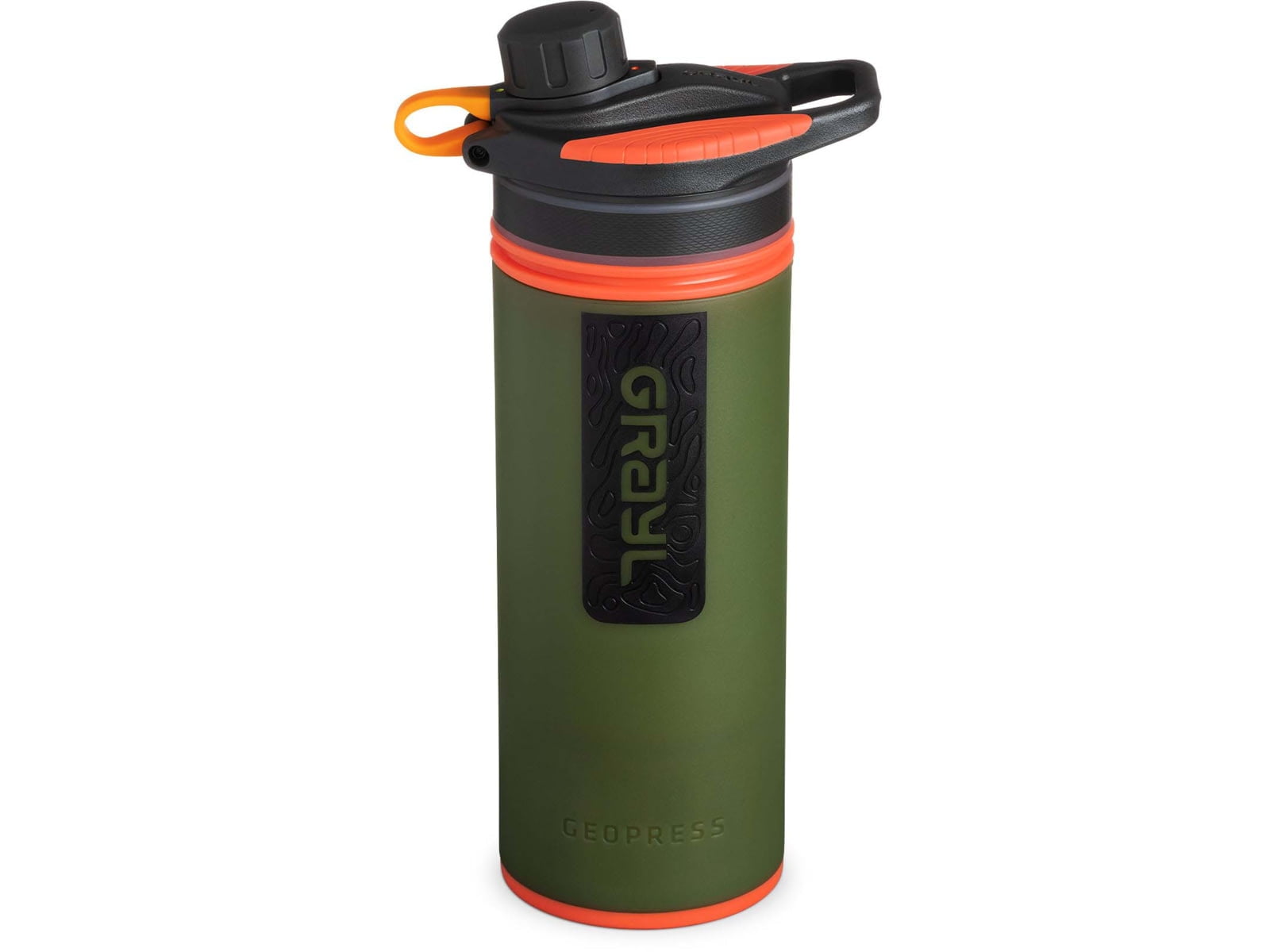 Grayl GeoPress Purifier Bottle, Oasis Green, 28 oz,