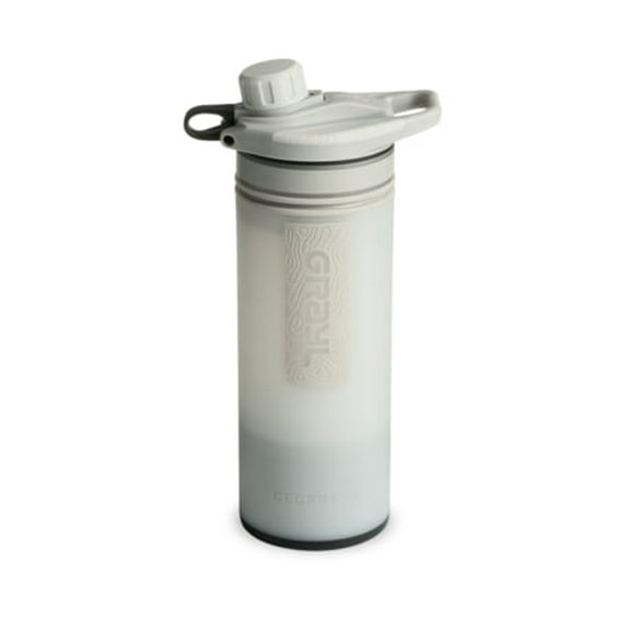 Grayl GeoPress Purifier Bottle, Peak White, 24 oz,