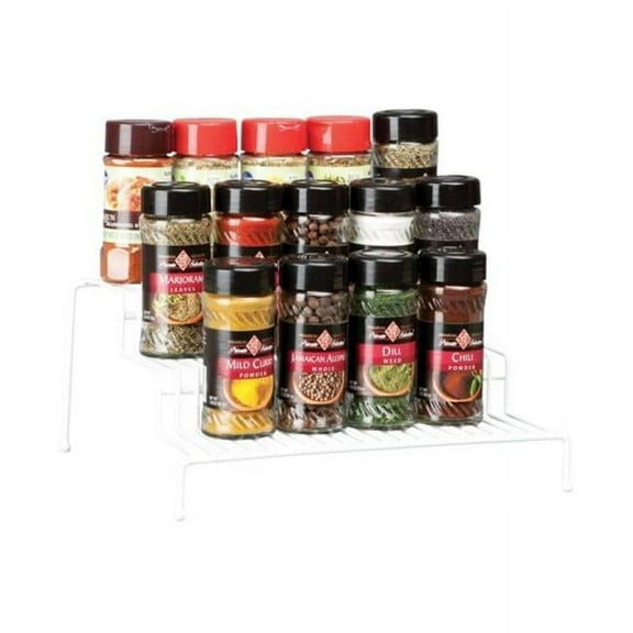 Grayline 40553-6 Steel Spice Rack  White