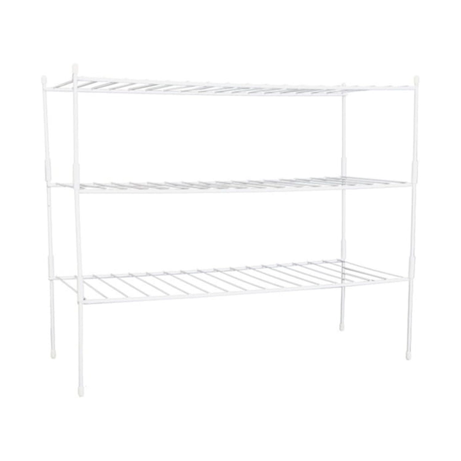 Grayline 40186, Extra Large Triple Stackable Shelves, White - Walmart.com