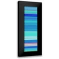 thumbnail image 1 of Grayscale 10x24 Black Modern Framed Museum Art Print Titled - Totem XVII, 1 of 5