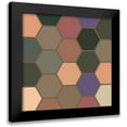 thumbnail image 1 of Grayscale 12x12 Black Modern Framed Museum Art Print Titled - Soft Hive XIX, 1 of 5