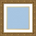 thumbnail image 1 of Grayscale 12x12 Gold Ornate Wood Framed with Double Matting Museum Art Print Titled - Small Isometric Hive III, 1 of 4
