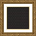 thumbnail image 1 of Grayscale 12x12 Gold Ornate Wood Framed with Double Matting Museum Art Print Titled - Small Isometric Hive X, 1 of 4