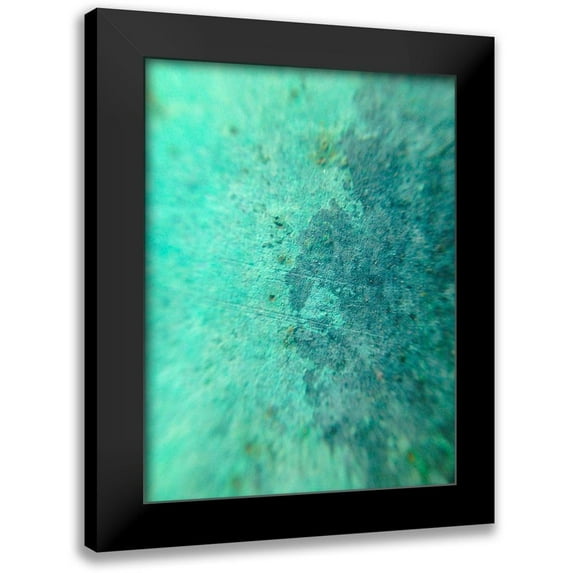 Grayscale 12x14 Black Modern Framed Museum Art Print Titled - Oxidized Metal VII
