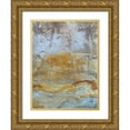 thumbnail image 1 of Grayscale 12x14 Gold Ornate Wood Framed with Double Matting Museum Art Print Titled - Sand Wall III, 1 of 4