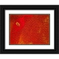 thumbnail image 1 of Grayscale 14x12 Black Ornate Wood Framed with Double Matting Museum Art Print Titled - Canvas Closeup III, 1 of 4