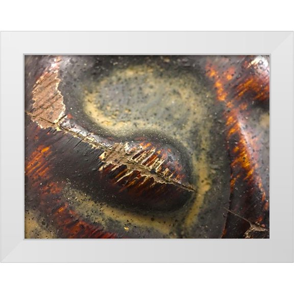 Grayscale 14x12 White Modern Wood Framed Museum Art Print Titled - Frame Pic V