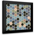thumbnail image 1 of Grayscale 15x15 Black Modern Framed Museum Art Print Titled - Small Hive XVI, 1 of 5