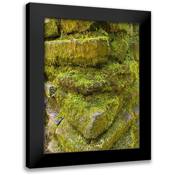Grayscale 15x18 Black Modern Framed Museum Art Print Titled - Stone Stack I