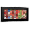 thumbnail image 1 of Grayscale 18x10 Black Modern Framed Museum Art Print Titled - Bright Circles XI, 1 of 5
