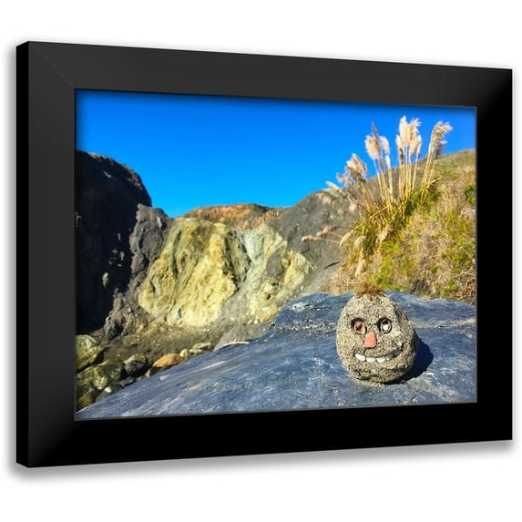 Grayscale 18x15 Black Modern Framed Museum Art Print Titled - Beach Bum