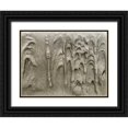 thumbnail image 1 of Grayscale 18x15 Black Ornate Wood Framed with Double Matting Museum Art Print Titled - Wet Sand X, 1 of 4