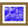 thumbnail image 1 of Grayscale 18x15 Gold Ornate Wood Framed with Double Matting Museum Art Print Titled - Fractal Clouds II, 1 of 4