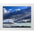 thumbnail image 1 of Grayscale 18x15 White Modern Wood Framed Museum Art Print Titled - McDowell Mountains, 1 of 4