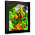 thumbnail image 1 of Grayscale 19x24 Black Modern Framed Museum Art Print Titled - Orange Blooms II, 1 of 5