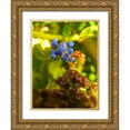 thumbnail image 1 of Grayscale 19x24 Gold Ornate Wood Framed with Double Matting Museum Art Print Titled - Waking Wildflowers I, 1 of 4