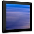 thumbnail image 1 of Grayscale 20x20 Black Modern Framed Museum Art Print Titled - Cool Pinstripes VI, 1 of 5