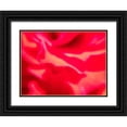 thumbnail image 1 of Grayscale 24x19 Black Ornate Wood Framed with Double Matting Museum Art Print Titled - Rose Petal I, 1 of 4