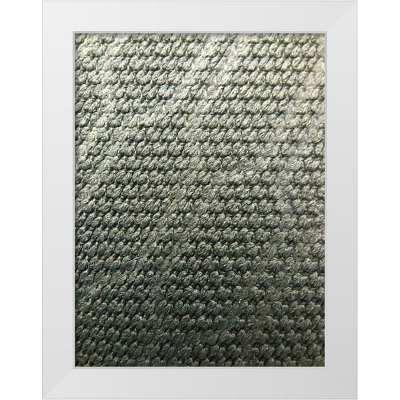 Grayscale 25x32 White Modern Wood Framed Museum Art Print Titled - Fabric I
