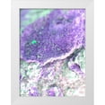 thumbnail image 1 of Grayscale 25x32 White Modern Wood Framed Museum Art Print Titled - Purple Aggregate I, 1 of 4