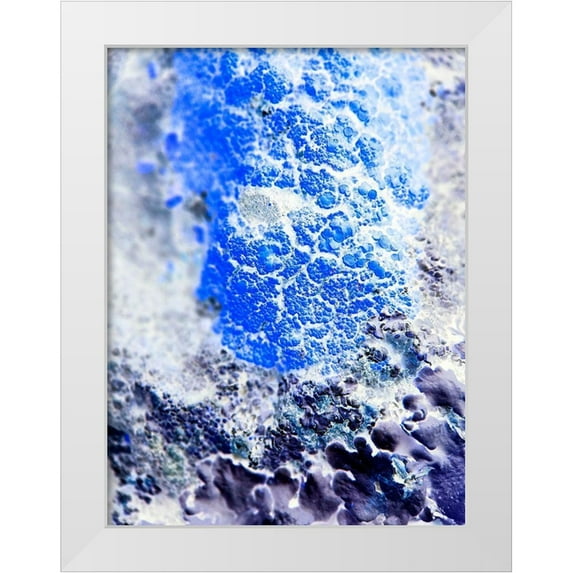 Grayscale 25x32 White Modern Wood Framed Museum Art Print Titled - Texture Group V