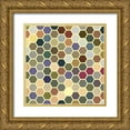 thumbnail image 1 of Grayscale 26x26 Gold Ornate Wood Framed with Double Matting Museum Art Print Titled - Small Hive III, 1 of 4