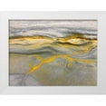 thumbnail image 1 of Grayscale 32x25 White Modern Wood Framed Museum Art Print Titled - Eroded Sandstone III, 1 of 4