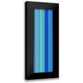 thumbnail image 1 of Grayscale 8x18 Black Modern Framed Museum Art Print Titled - Stripe Totem I, 1 of 5