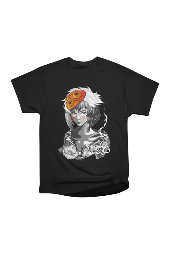 Grayscale Pop Geisha T-Shirt Tee Gift For Him Merch For Her Apparel For Friend