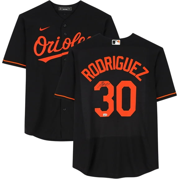 Grayson Rodriguez Baltimore Orioles Autographed Black Replica Jersey - Fanatics Authentic Certified