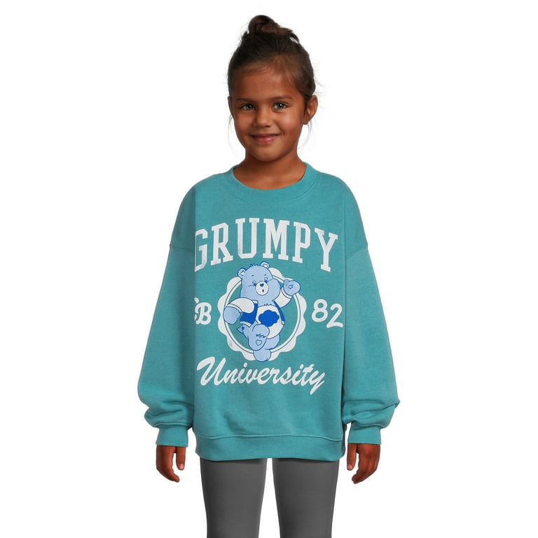 Grayson Social Girls Care Bears Grumpy Pullover Sweatshirt, Sizes XS-XXL -  Walmart.com