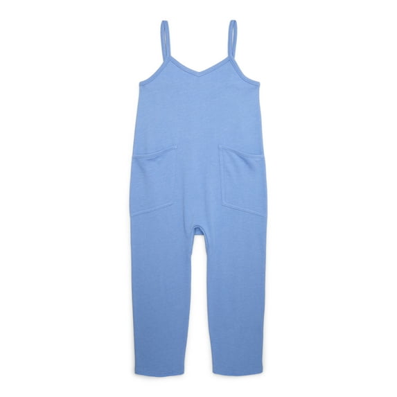 Grayson Social Girls French Terry Cami Jumpsuit, Sizes 4-18
