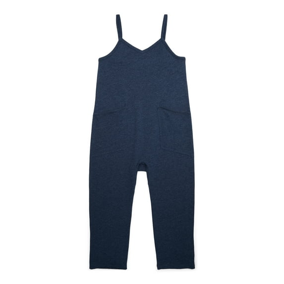 Grayson Social Girls French Terry Cami Jumpsuit, Sizes 4-18