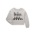 thumbnail image 1 of Grayson Social Girls The Beatles Sweatshirt with Long Sleeves, Sizes 4/5-14/16 & Plus, 1 of 3