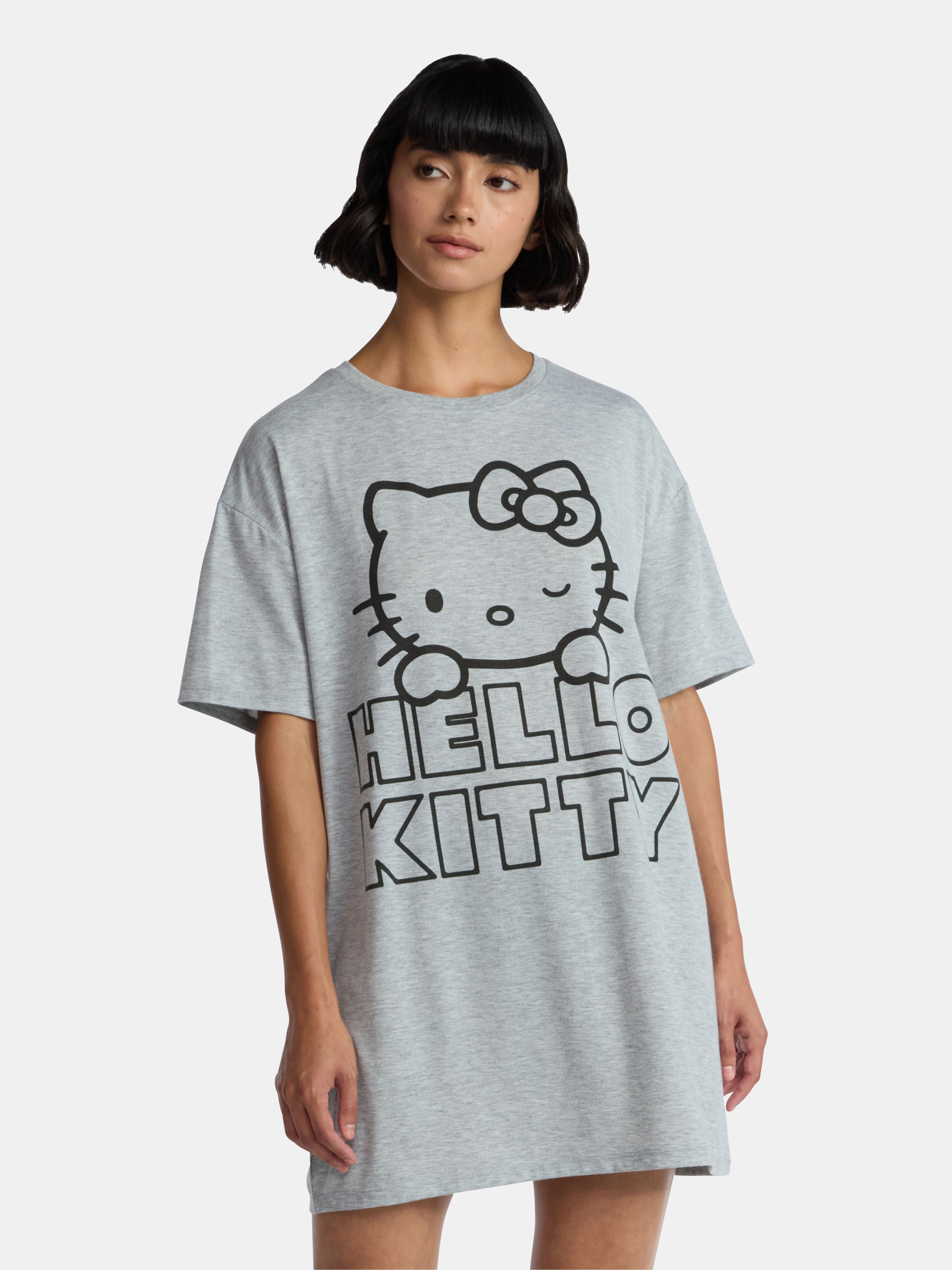 Hello Kitty Women’s Graphic Sleep Tee from Grayson Social, Sizes S-3X