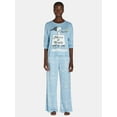 thumbnail image 1 of Grayson Social Peanuts Junior's Sleep Tee and Pants Set, Sizes S-3X, 1 of 4