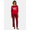 thumbnail image 1 of Grayson Social Santa Baby Junior's Sleep Tee and Pants Set, Sizes S-3X, 1 of 4