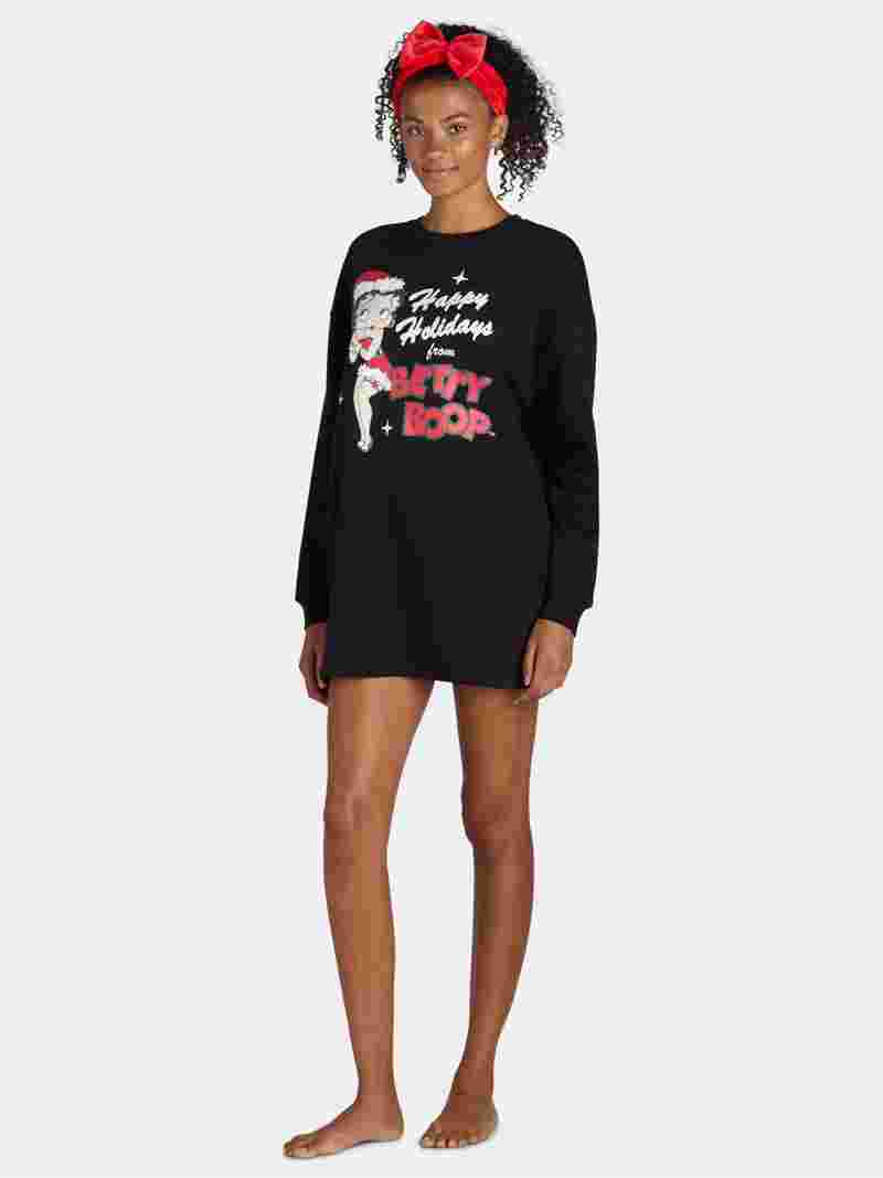 Fleischer Betty Boop Sleep Dress Headband Set