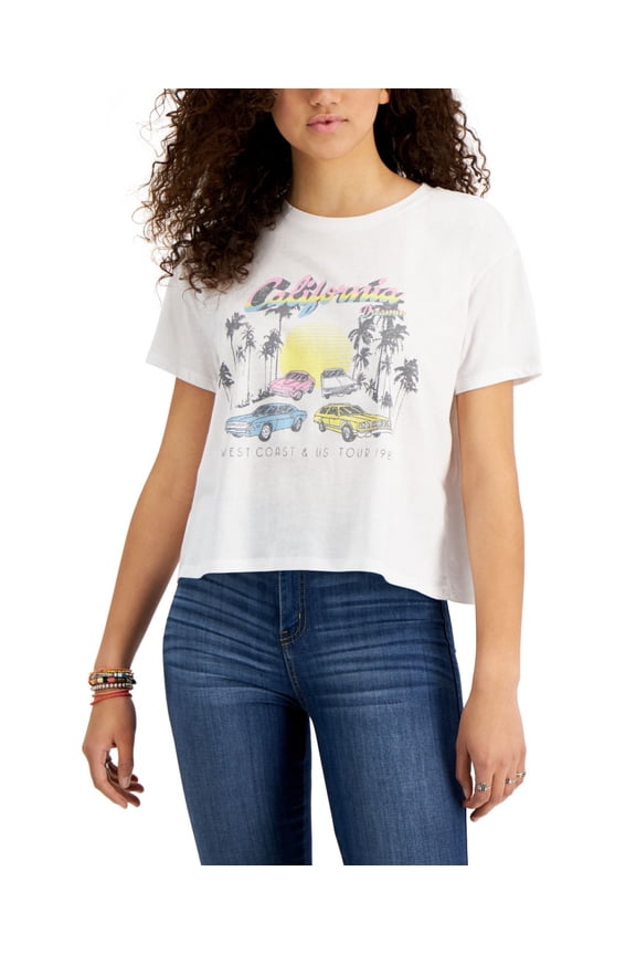 Womens California Car-Print T-Shirt