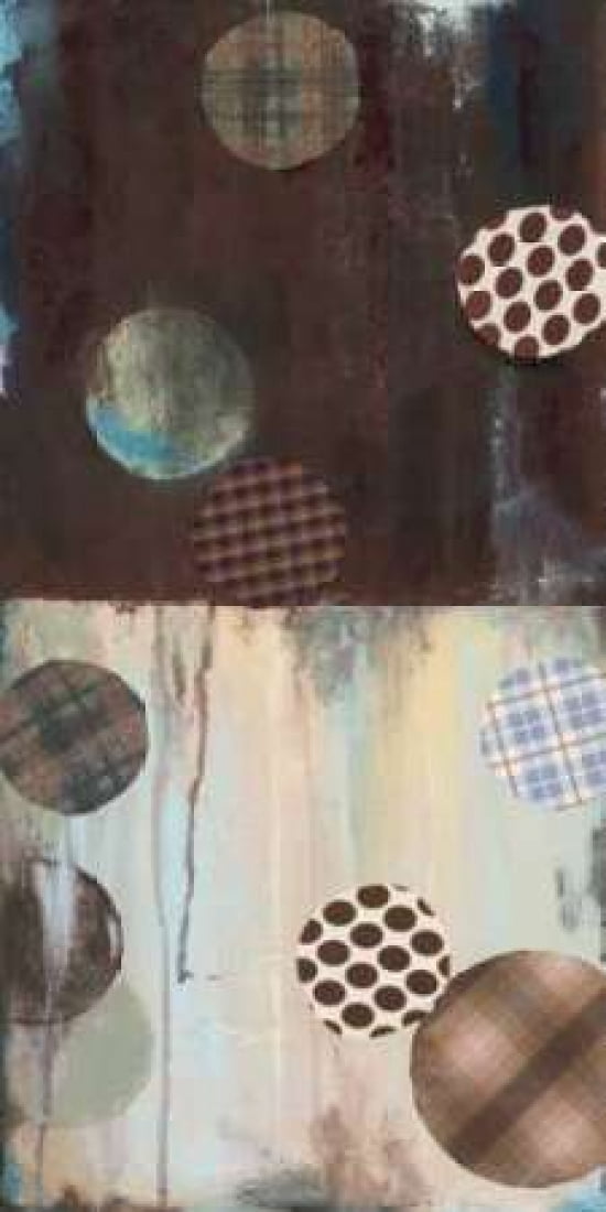 Graysons Patches I Canvas Art - Wani Pasion (10 x 20)