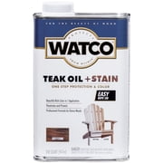 4 Pack, Greystone , Watco Teak Oil + Stain - 348759, Quart