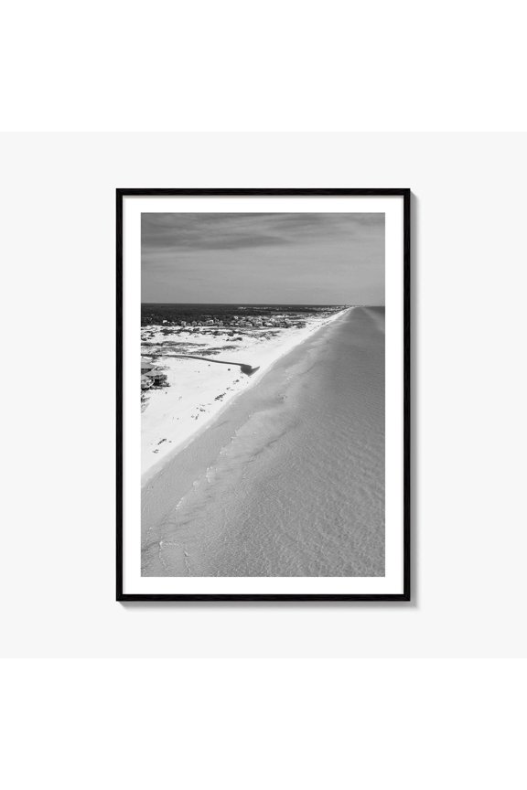 Grayton Beach Black And White Fine Art Photo Print 30A Florida Home Decor Office Wall Art