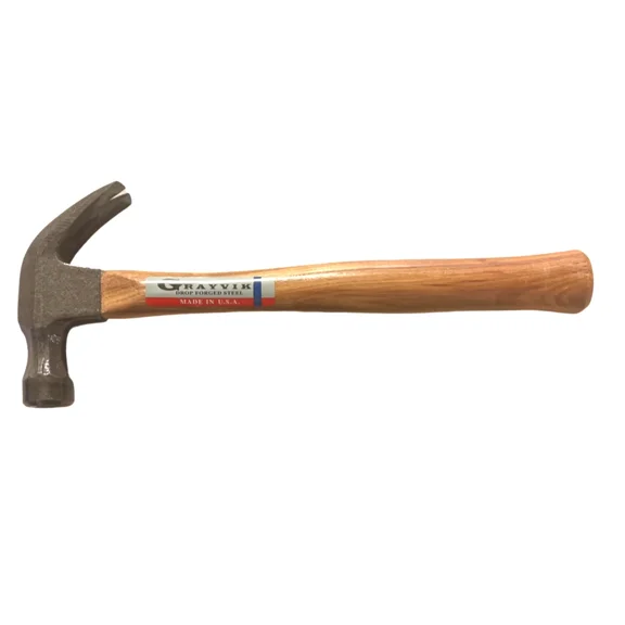 Grayvik 20Oz Nail Hammer Wood Handle Usa Made 90016